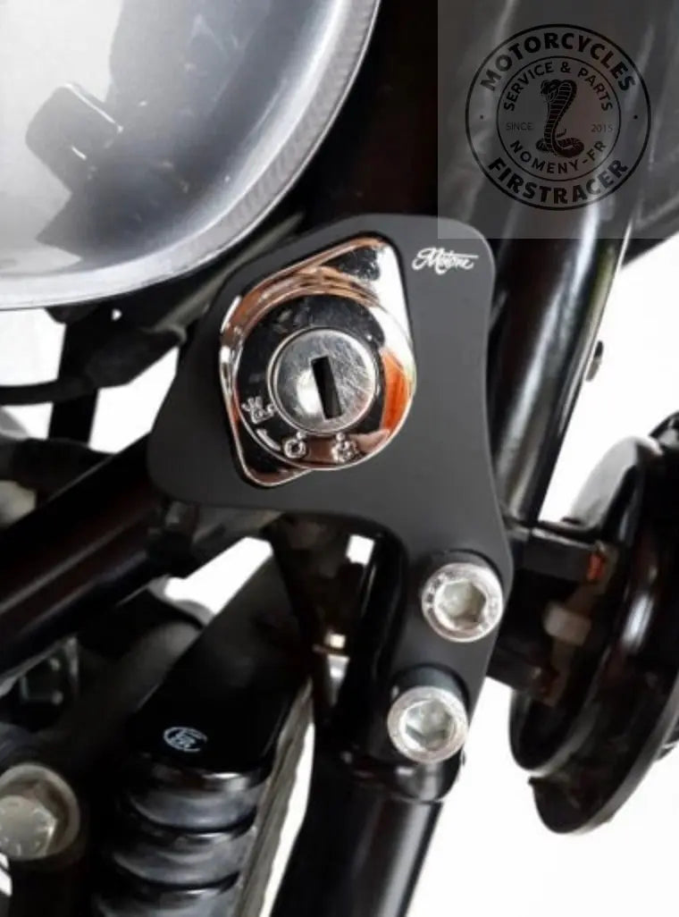 Support de Relocalisation de Contact Noir - Côté Droit pour Triumph Bonneville (2001-2015) Firstracer