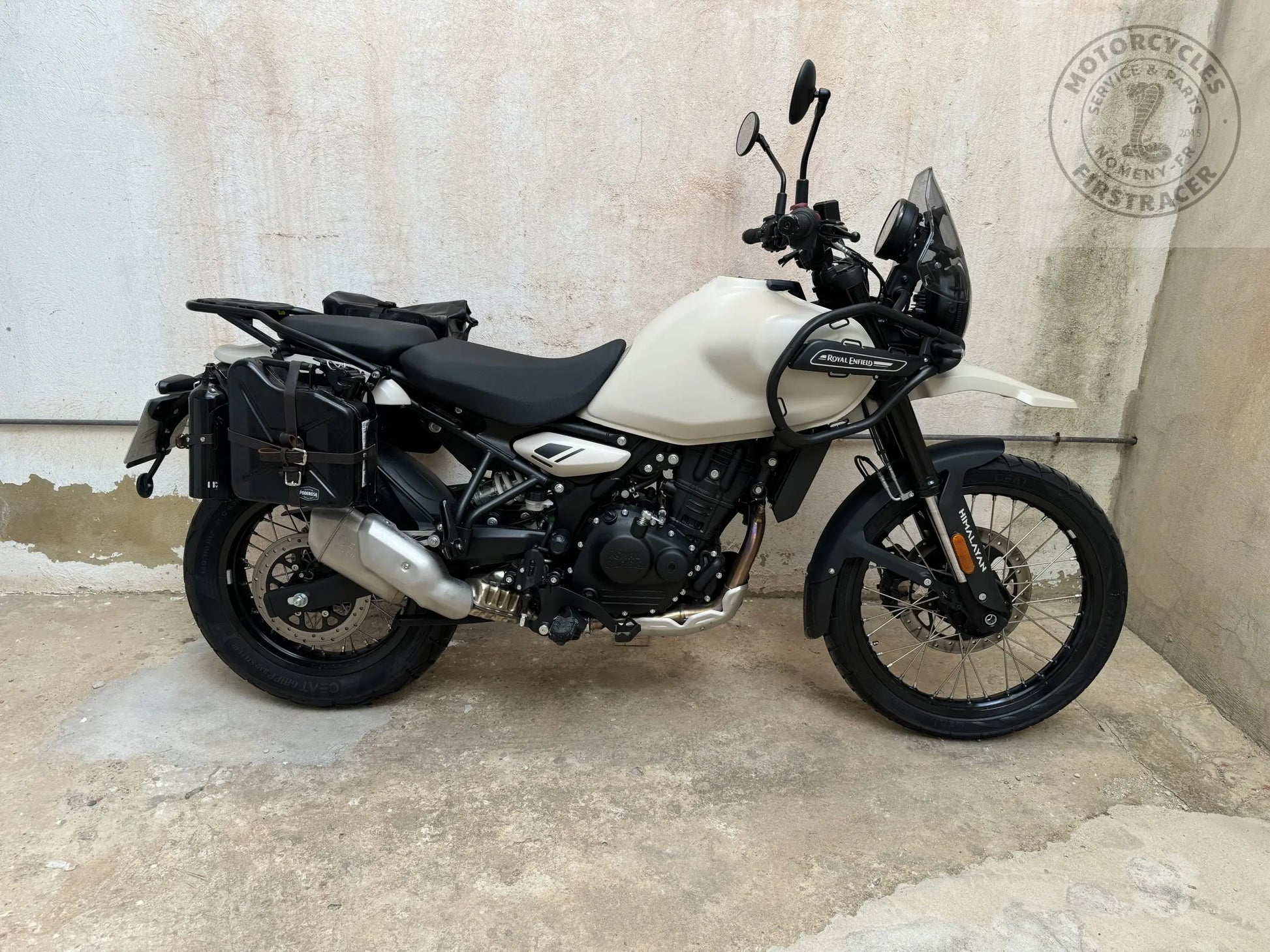 Support de sacoche Poderosa Royal Enfield Himalayan 450 Firstracer