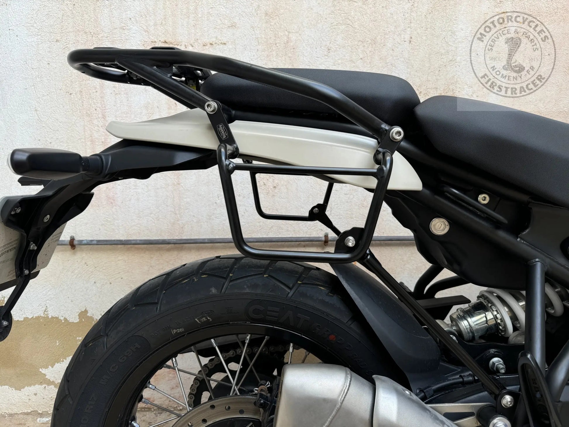 Support de sacoche Poderosa Royal Enfield Himalayan 450 Firstracer