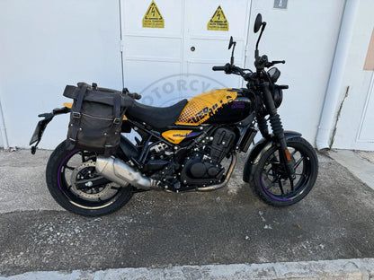 Support de sacoche Royal Enfield Guerrilla 450 – Noir satiné Firstracer