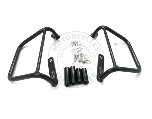 Support de sacoches Satin Black Poderosa – Triumph Scrambler 400X / Speed 400 (gauche + droite) Firstracer