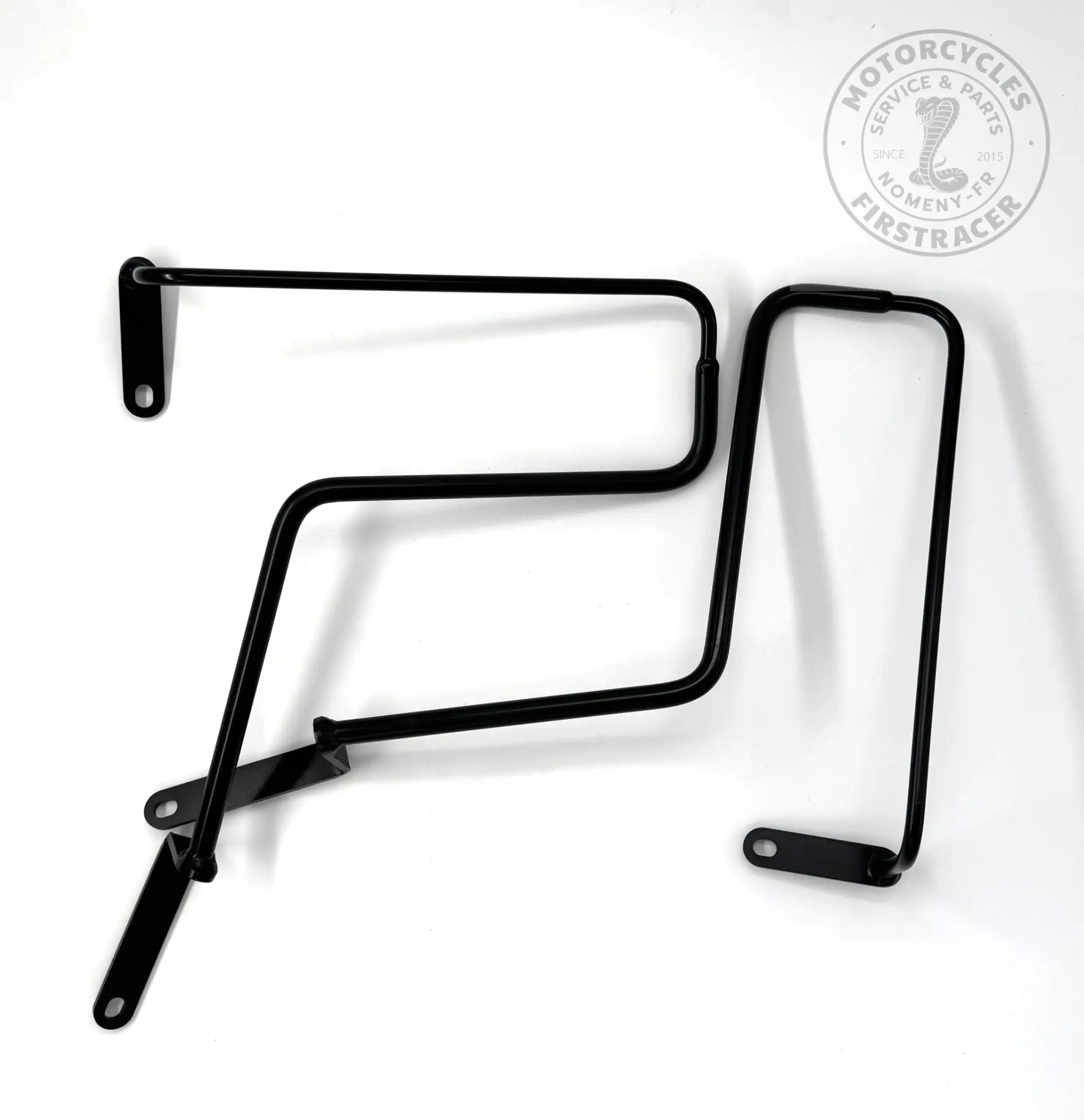 Supports de sacoches latérales Royal Enfield Classic 650 – Noir satiné Firstracer