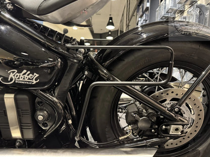 Supports de sacoches noir satiné Poderosa – Triumph Bobber (gauche + droite) Firstracer
