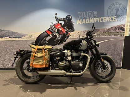 Supports de sacoches noir satiné Poderosa – Triumph Bobber (gauche + droite) Firstracer