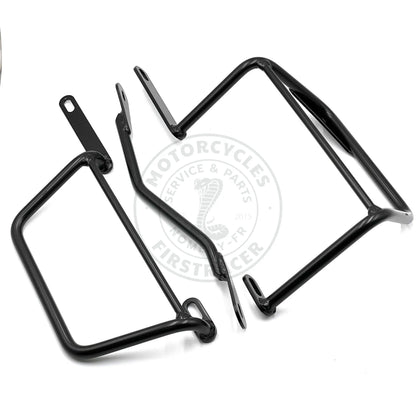 Supports de sacoches noir satiné Poderosa – Triumph Scrambler 900 (jusqu’à 2015) – Gauche + Droite Firstracer