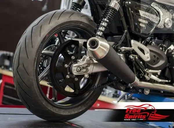 TRANSMISSION PAR COURROIE POUR TRIUMPH SPEED TWIN ET THRUXTON 1200 Firstracer