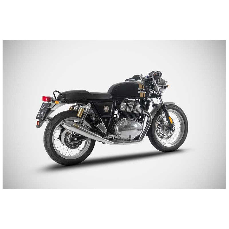 Echappement homologué ZARD 2 en 2 poli Royal Enfield 650 twins euro 5