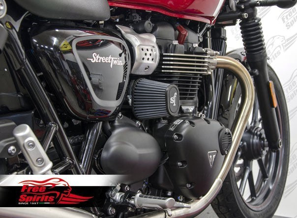 Filtre à air Free Spirits à débit élevé Bolt-on kit pour Triumph Street Twin