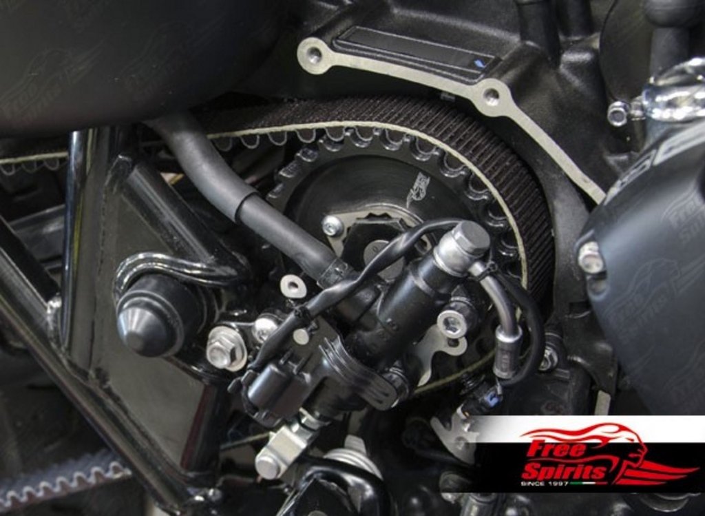 Kit de transmission courroie pour Triumph Bonneville T120 (Noir)