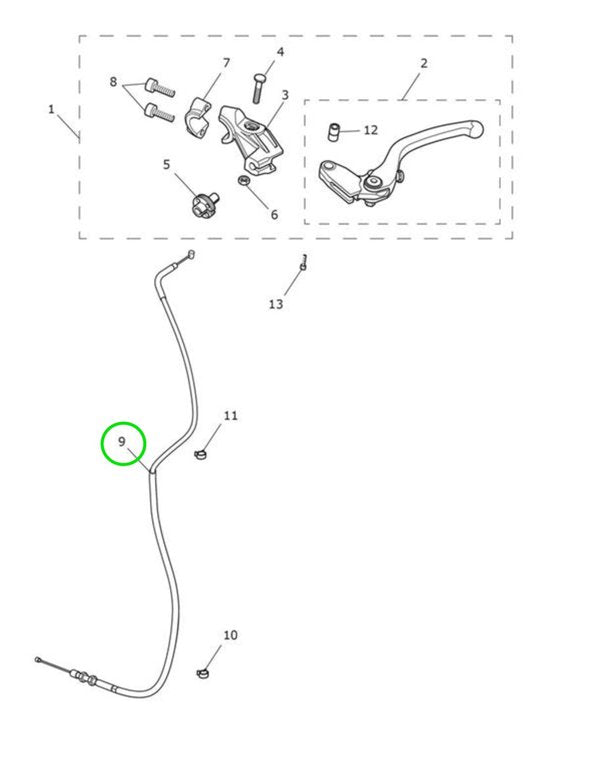 CABLE D'EMBRAYAGE TRIUMPH SPEED TWIN