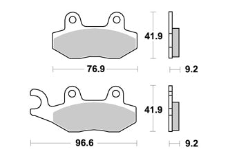 Plaquettes de frein avant Royal Enfield Classic 500